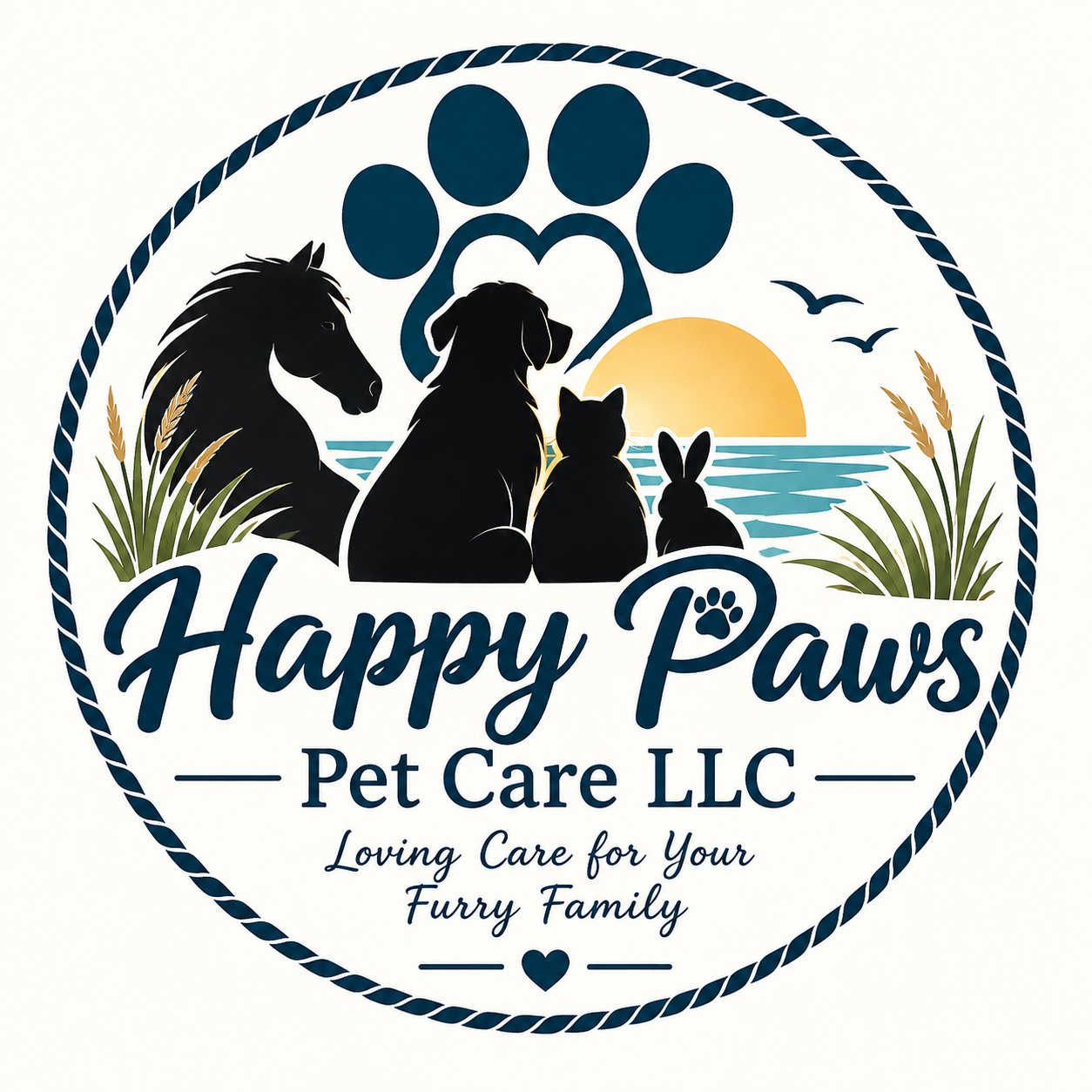 Happy Paws Pet Care LLC logo